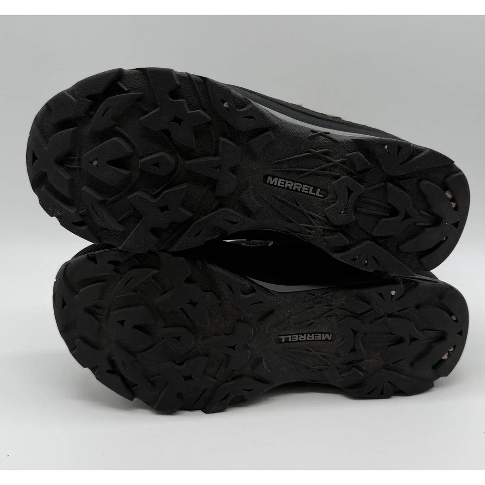 Merrell‎ Mid Boots Women's 7.5 M Charcoal SnowBound Waterproof Insulated Winter
